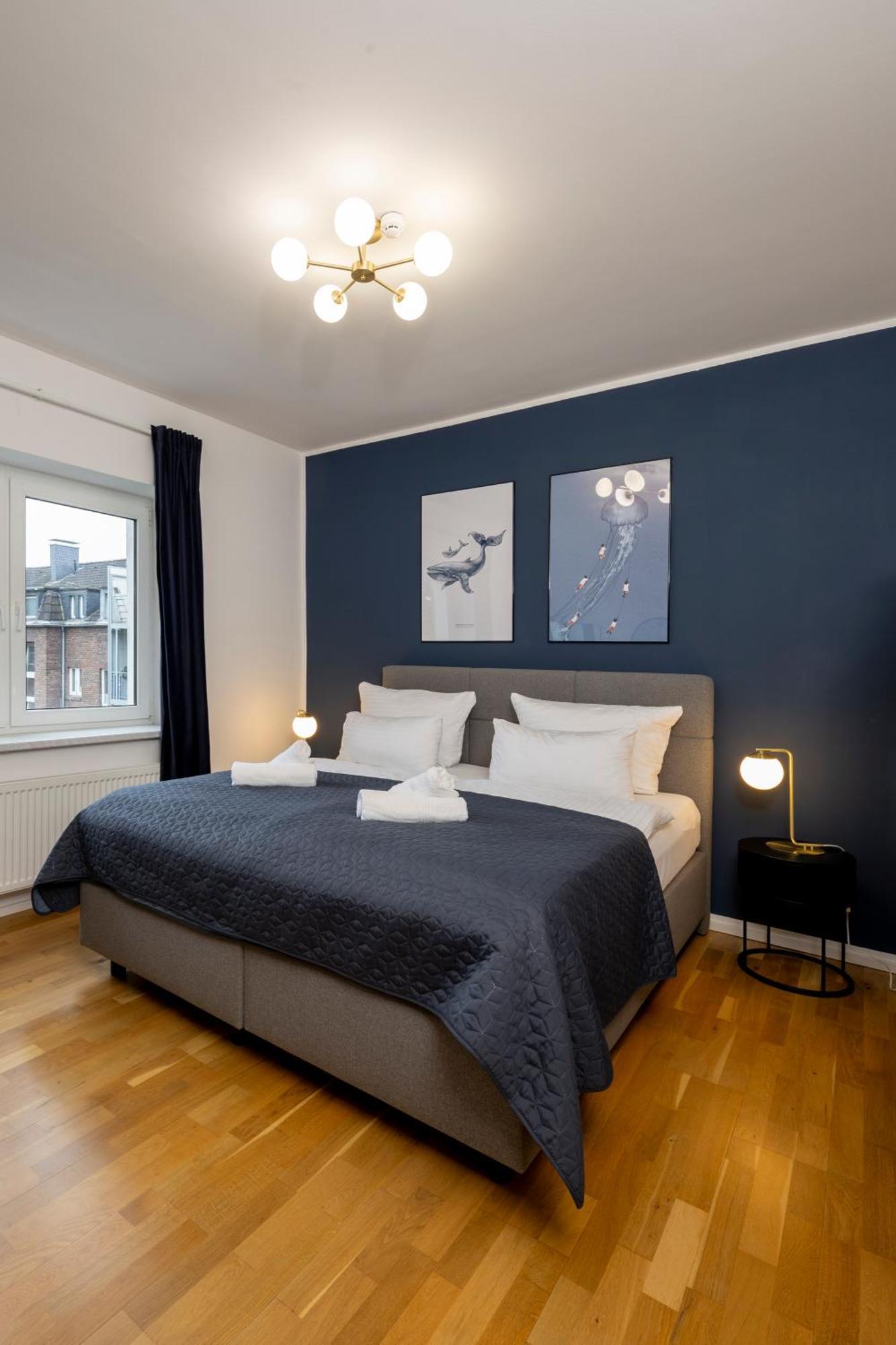 Olive Apartments - 2X Kingsize Betten - Sehr Zentral Leverkusen Extérieur photo